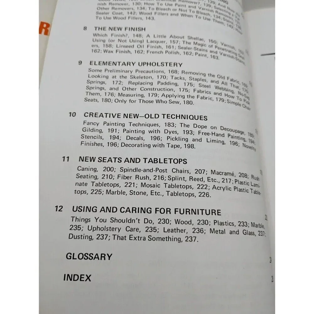 Furniture Repair & Refinishing by L Donald Meyers and Richard Demske 1974